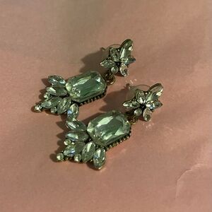 Elegant Art Deco Style Drop Earrings